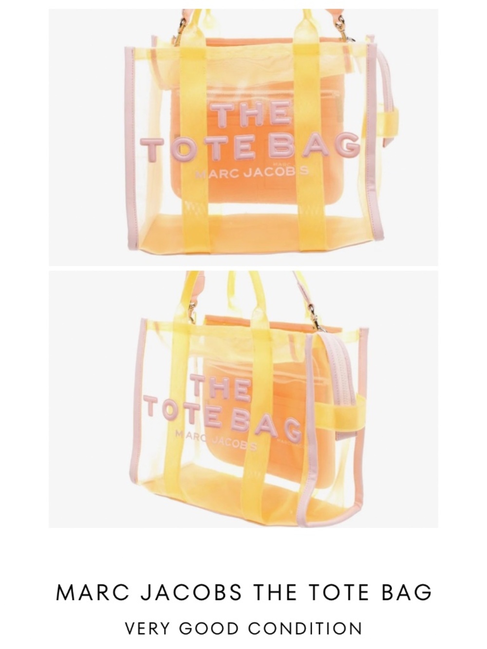 Marc Jacobs Tote Bag (Sheer)